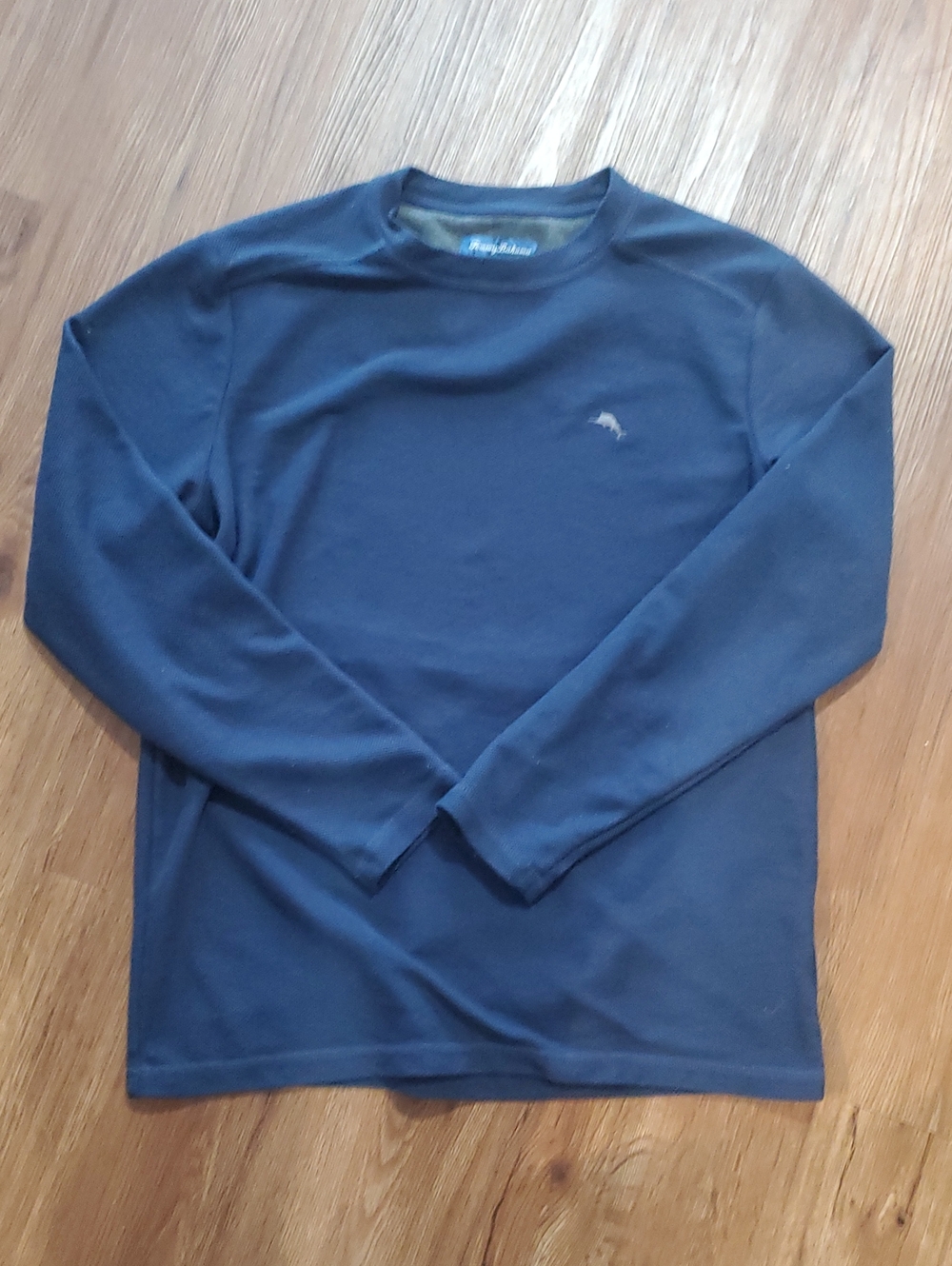 Tommy Bahama Navy Blue Long-Sleeve Crew Sweatshirt